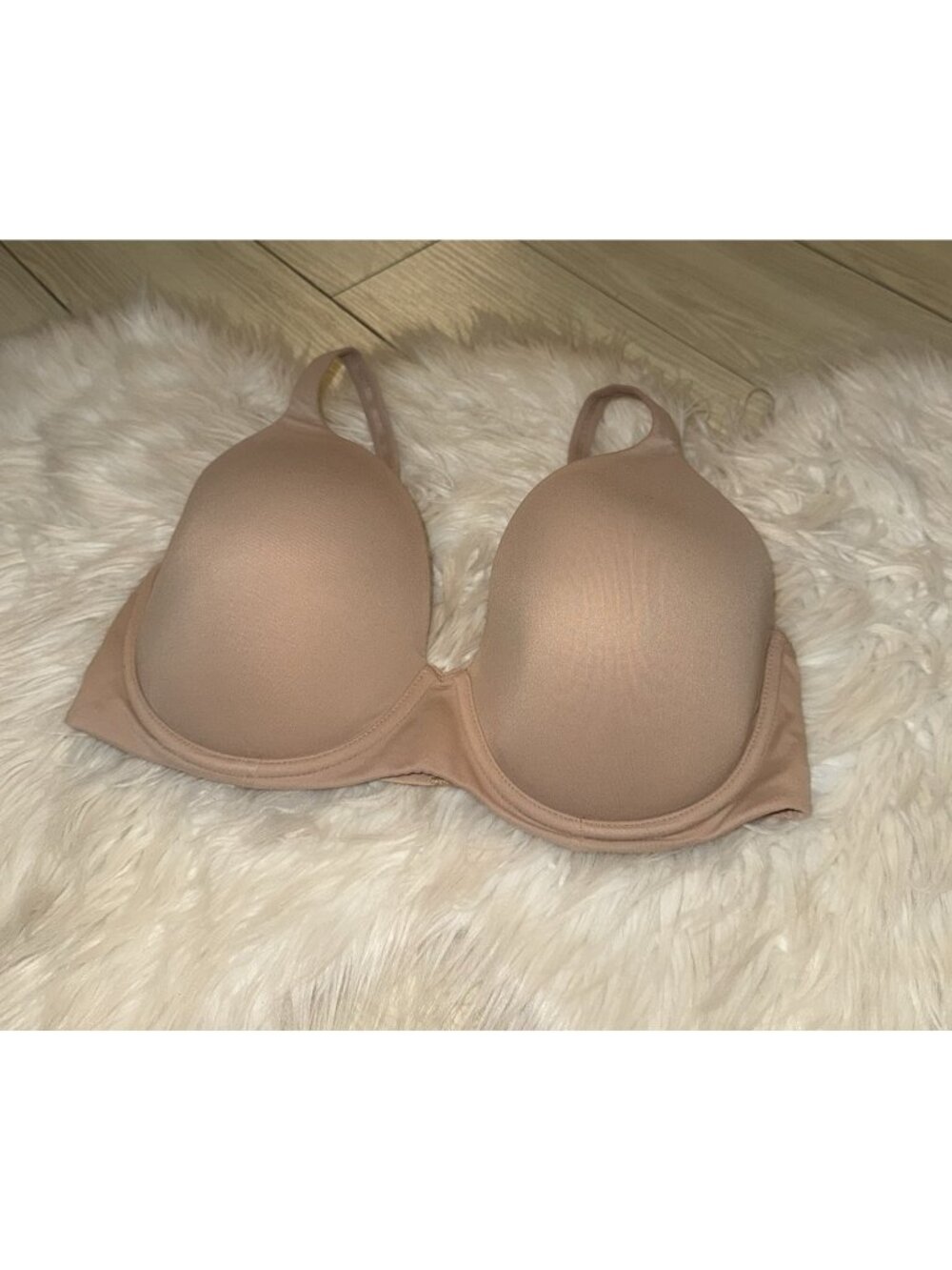 Soma Embraceable Perfect Coverage Bra Lined Underwire Womens 36DD Beige